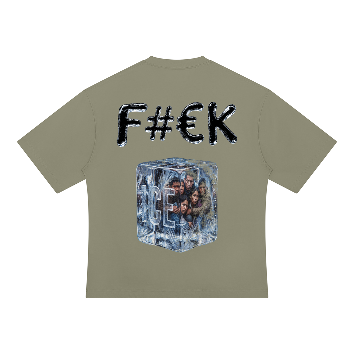 “F#Çk ICE” Heavyweight T-Shirt