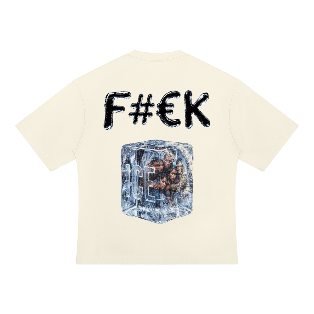 “F#Çk ICE” Heavyweight T-Shirt