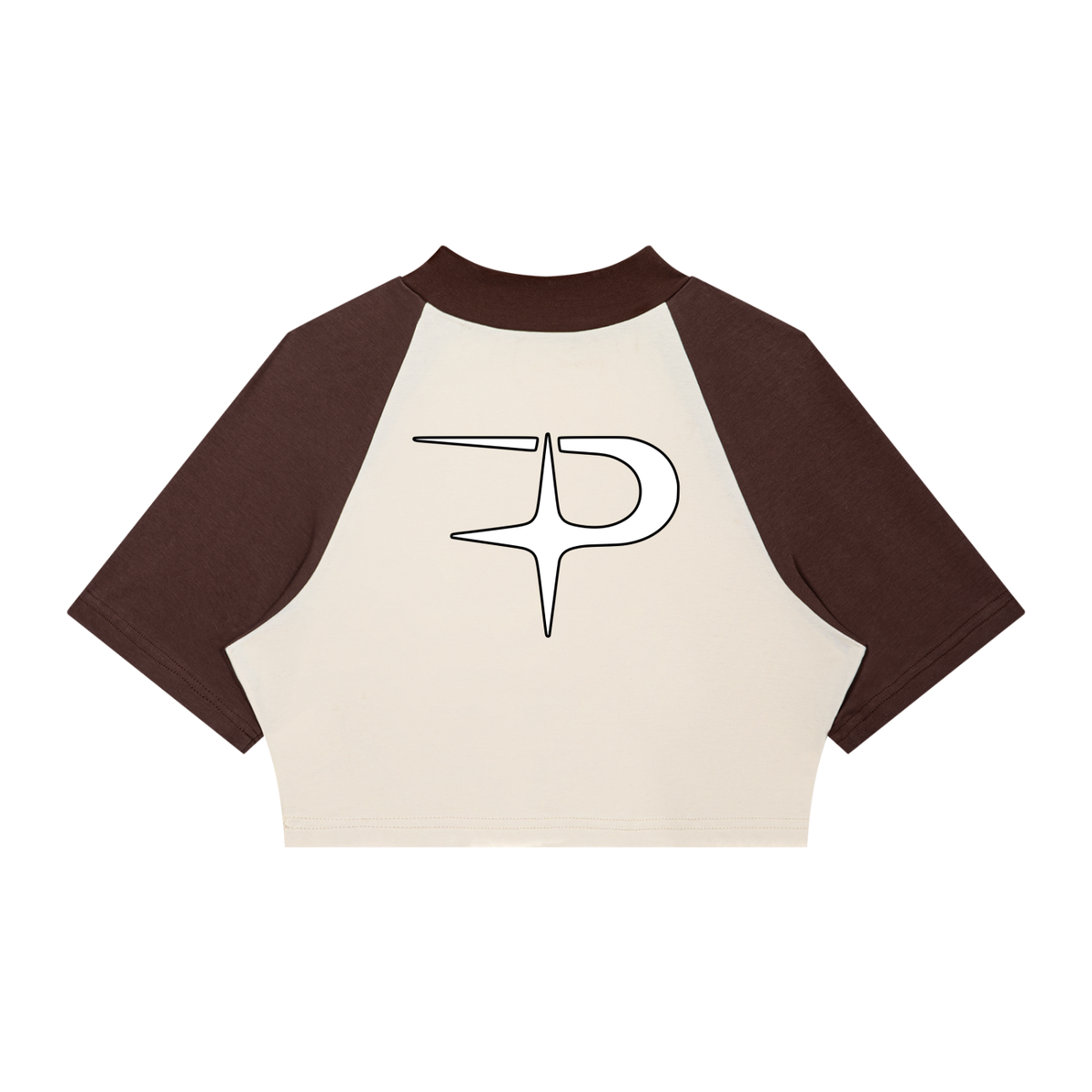 Women’s Color Block Raglan Crop T-Shirt