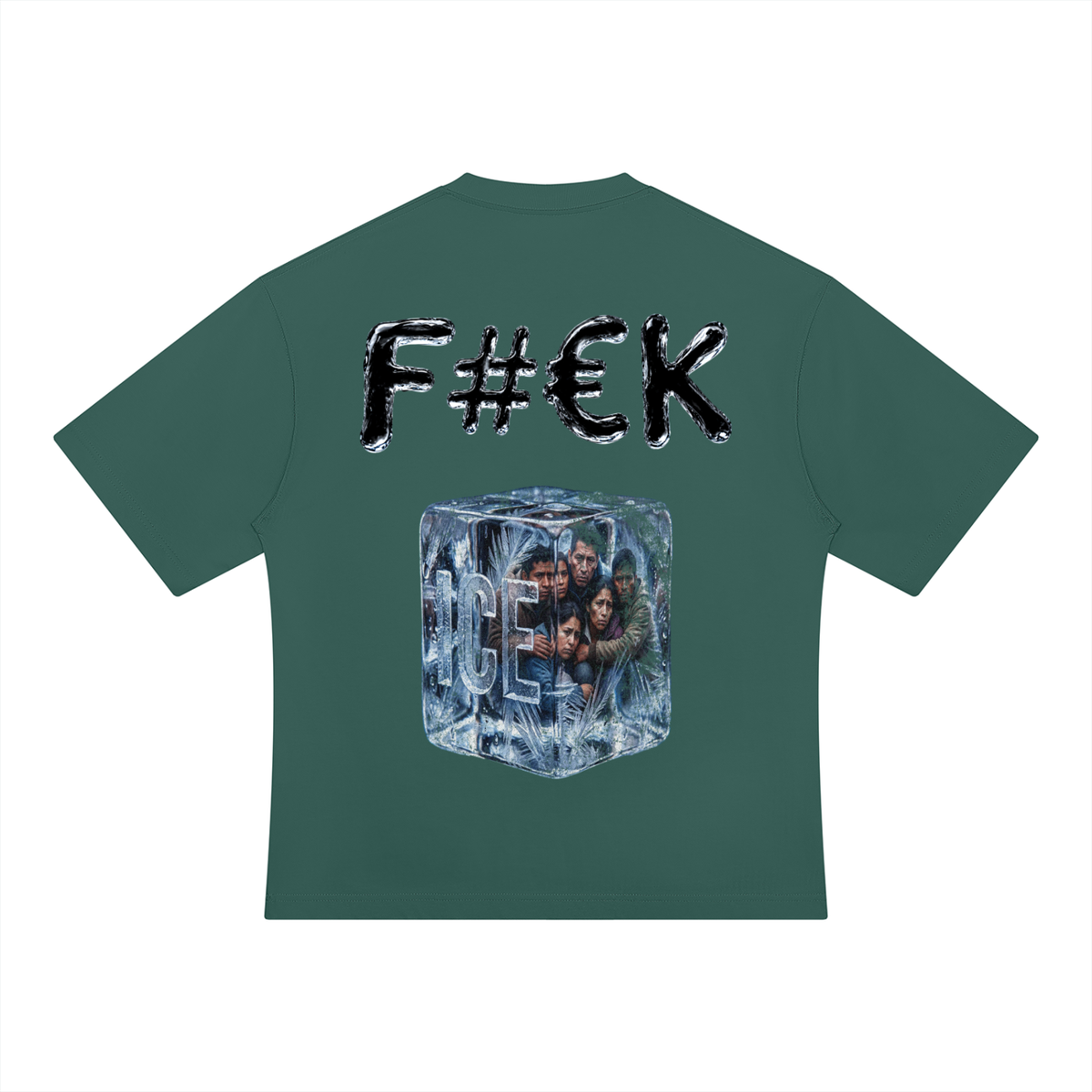 “F#Çk ICE” Heavyweight T-Shirt