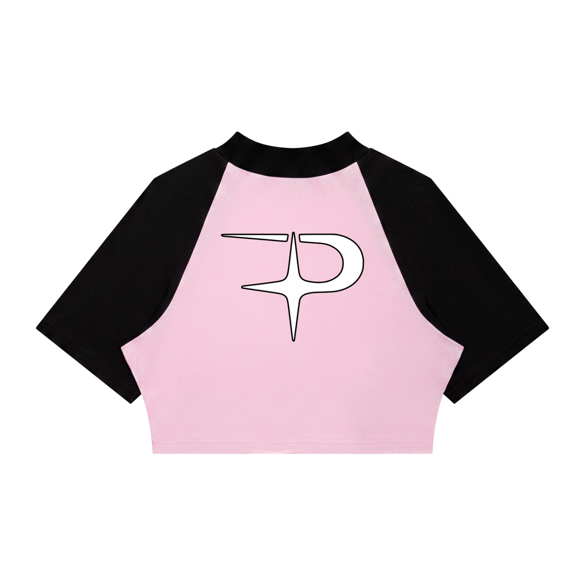 Women’s Color Block Raglan Crop T-Shirt